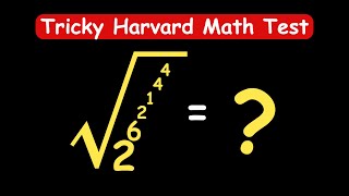 99 of Harvard Students Get Stuck  This Tricky Math Test  maths learnwithchristianekpo [upl. by Illib]