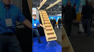 Safe Step Stairs attic access at National Hardware Show 2024 [upl. by Artim]