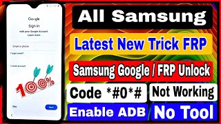 2024 Method Samsung A25 A15 A14 A13 A12 FRP Bypass Android 13  Google Account Unlock No Tool [upl. by Yromem]