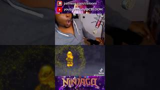 LLOYD TURNS INTO THE GOLD NINJA  NINJAGO REACTION ninjago shorts greenninja [upl. by Willa]