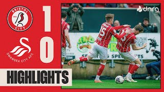 DICKIE SCORES WINNER  Bristol City 10 Swansea City  Highlights [upl. by Stelle]