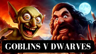 Goblins Vs Dwarves  Lord of the Rings MiddleEarth [upl. by Nierman598]