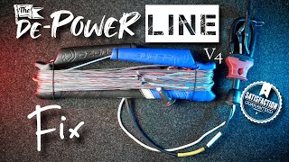 CAN I FIX MY KITE SURF BAR  OZONE V4 WATER CONTACT DePower PUAmsteel Line FIX [upl. by Somar]