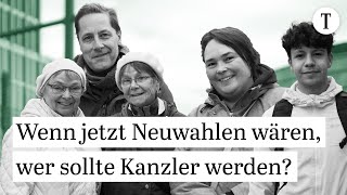 Neuwahlen Wir haben nachgefragt Wer soll Kanzler werden – und warum [upl. by Ordnassela]