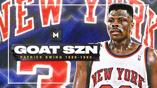 Patrick Ewing Was A FORCE 198990 Highlights  GOAT SZN [upl. by Mehetabel]