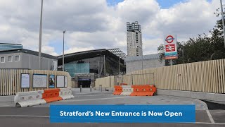 Stratfords Station New Entrance  Gibbons Road  Now Open [upl. by Africah]