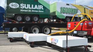 Sullair 1600 HAF Compressors power NASCARs Air Titan Track Drying System in 2013 [upl. by Staford]