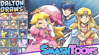 Super Smash Bros Ultimate PART 2  Dalton Draws  SmashToons [upl. by Penhall]