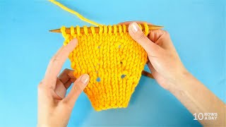 2 Different Ways To Increase Stitches For The Sleeves Sheilas Knitting Tips [upl. by Sackey]