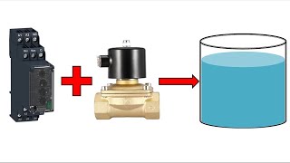 Electrovanne avec relais de niveau schémabranchement تركيب صمام كهربائي مع جهاز قياس مستوى الماء [upl. by Grimaldi]