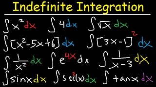 Indefinite Integral  Basic Integration Rules Problems Formulas Trig Functions Calculus [upl. by Acinnej15]