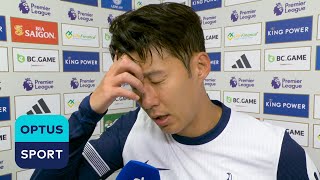 SON HEUNGMIN ‘Were very disappointed to lose two points’ [upl. by Ryle305]