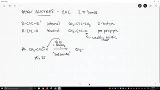 alkynes acetylides [upl. by Ocirne]