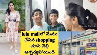 lulu mall explore చేద్దాం అని start అయ్యము కానీమేము చేసిన billకి మా చెల్లి ఆశ్చర్యపోయిందిVlog [upl. by Yessydo]