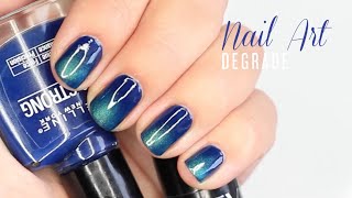 Tuto Nail Art Dégradé [upl. by Nylekcaj501]