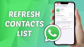 How to Refresh WhatsApp Contacts List  Quick and Easy Guide [upl. by Ttirrej87]