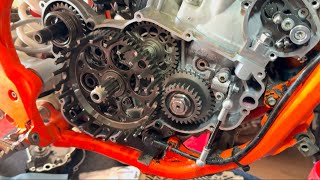 Crank seal project on KTM 300 [upl. by Asyral563]