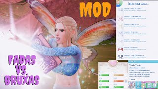 MOD The Sims 4 Fairies vs Witches  PARTE 1 FADAS  asas animadas  THESIMS 4 [upl. by Neerac382]