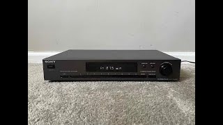 Sony STJX521 AM FM Home Stereo Digital Radio Tuner [upl. by Yates145]