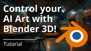 Control Your AI Art with Blender  Blender amp Stable Diffusion ControlNet Tutorial 2024 [upl. by Ezequiel811]