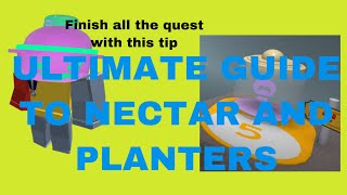 THE ULTIMATE NECTAR GUIDE in bee swarm simulator [upl. by Akena]