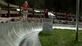 Rodelbahn Inselsberg FunparkThueringen Germany [upl. by Grieve]