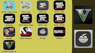 Grand Theft Auto Vice City Definitive EditionGTA San AndreasGTA 3GTA Liberty City StoriesGTA V [upl. by Anit768]