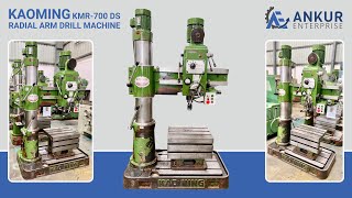 Radial Arm Drill  Kaoming Taiwan KMR700 DS [upl. by Lolita306]