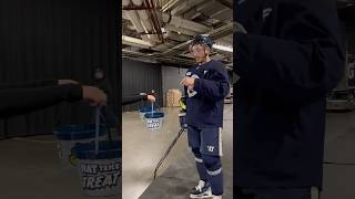 Blue Jackets Trick or Treat SURPRISE Part 2 cbj nhl sports candy halloween [upl. by Katlaps]