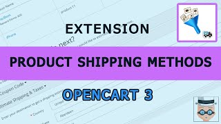 Overview of Product Shipping Methods extension for Opencart 3 [upl. by Dduj]