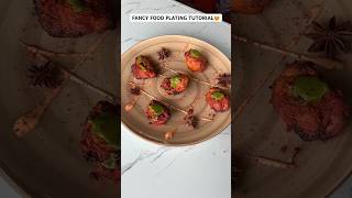 Food Plating Tutorial😍 foodplating platingideas foodplatter fancyfood platingfood tutorial [upl. by Hallagan190]