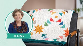 Make a quotStargazerquot Quilt with Jenny Doan of Missouri Star Video Tutorial [upl. by Kind]