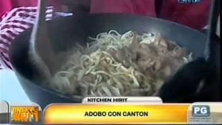 Unang Hirit Kitchen Hirit Adobo con Canton [upl. by Lemmie]