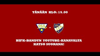 HIFKBandy Jääpallo Livestream [upl. by Tillio337]