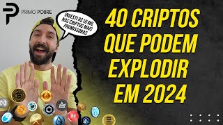 AS MELHORES CRIPTOS PARA 2024 Blockchain DeFi Games IA Memecoin  COMO INVESTIR PASSO A PASSO [upl. by Teriann]