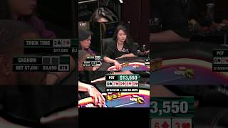 Sashimi Plays A Mystery Hand ♤ livepoker Poker Holdem TexasHoldem [upl. by Hareenum93]