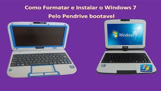 Como formatar e instalar o Windows 7 no tablet do governo pelo pendrive bootavel [upl. by Aniara921]