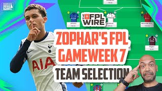 Zophars Gameweek 7 Team Selection  The FPL Wire  Fantasy Premier League Tips 202425 [upl. by Mila]