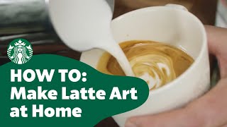 How to Make Latte Art at Home [upl. by Louls]