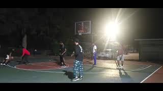 Rand Park Basketball league Game 9 4v4 [upl. by Nolita]