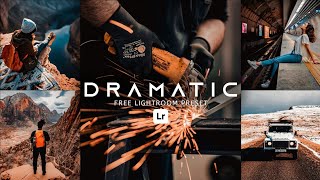 Dramatic Lightroom Preset  Lightroom Mobile Preset Free DNG  Lightroom Tutorial  lightroom preset [upl. by Flossy919]