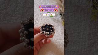 Mirrior ring 😍 diy mirrorwork ring subscribemychannel shortvideo [upl. by Atilrahc]