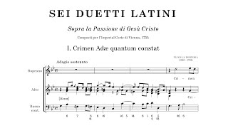 Nicola Antonio Porpora â€“ 6 Duetti Latini [upl. by Melosa]