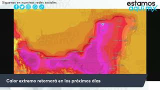 Gradual incremento del calor extremo en los próximos días [upl. by Mattie]