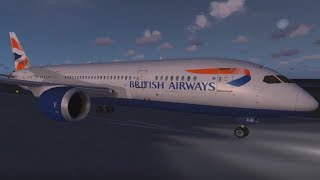 British Airways Boeing 787 Dreamliner  FSX [upl. by Iana46]