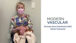 Hear From A Patient That Had A Genicular Artery Embolization Procedure Performed [upl. by Eetsirk485]