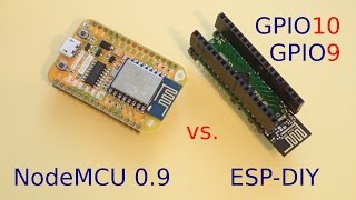 3 ESPDIY vs NodeMCU v09 [upl. by Legna]