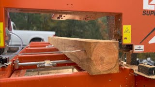 Milling on the WoodMizer Lx50 Super sawmill [upl. by Ostap]