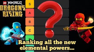 RANKING ALL THE NEW ELEMENTAL POWERS [upl. by Atsiuqal]