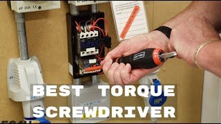 Best Torque Screwdriver for Electricians  Top Adjustable Screwdrivers [upl. by Bar]